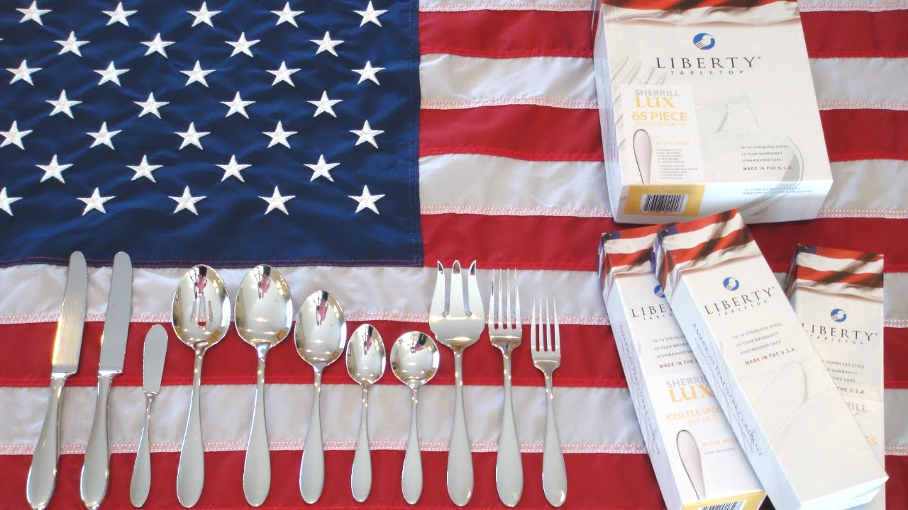 Сделано в США: Обзор столовых приборов Liberty Tabletop Flatware - Бетси Росс -