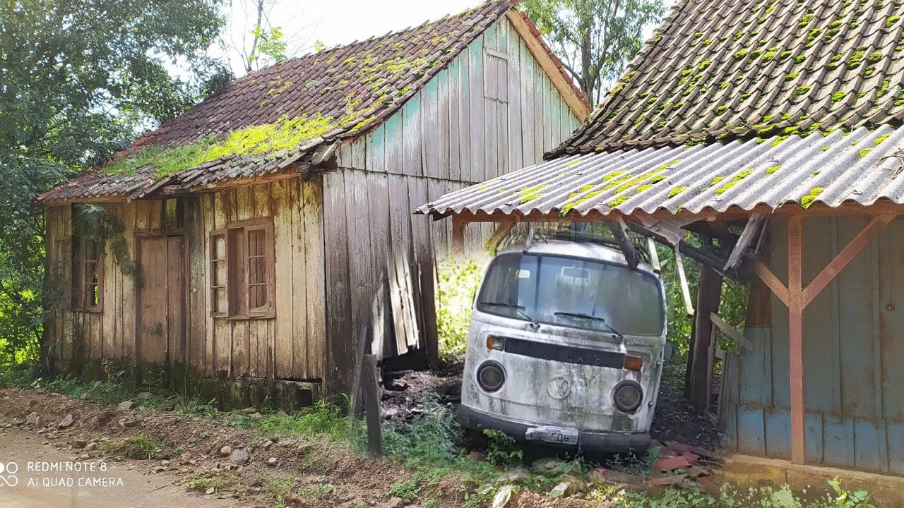 O Armazém casa e uma combi tudo abandonado 🤯