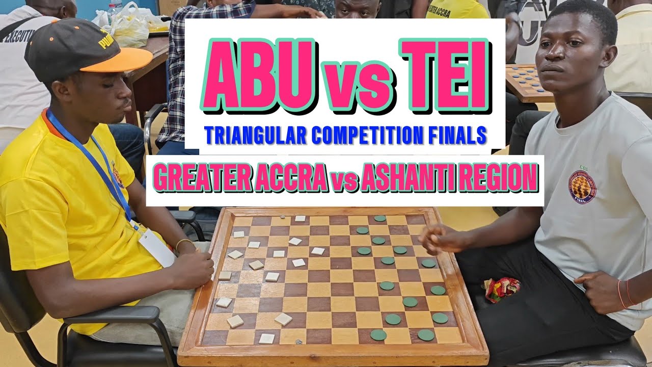 Abu National(Ashanti Region) vs Tei(Greater Accra). Triangular Games Finals. Five Pieces.