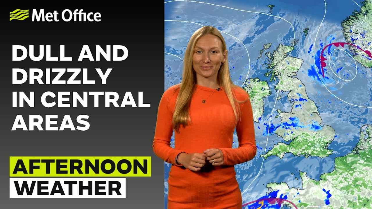 11/07/24 &ndash; Cloudy, in rain for central regions &ndash; Afternoon Weather Forecast UK &ndash; Met Office Weather
