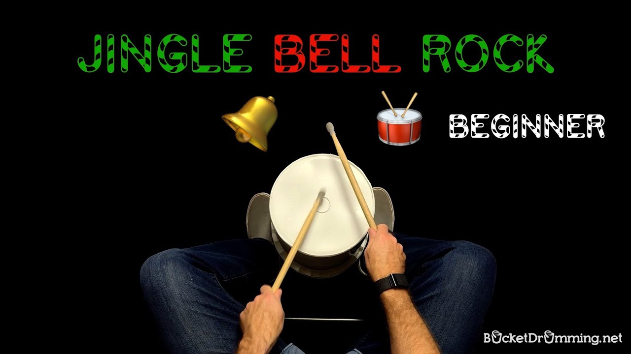 🪣 🎄 Jingle Bell Rock - Easy Bucket Drumming Play Along