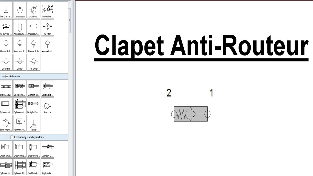 5-HYDRAULIQUE ET PNEUMATIQUE : les clapets anti retour (darija)
