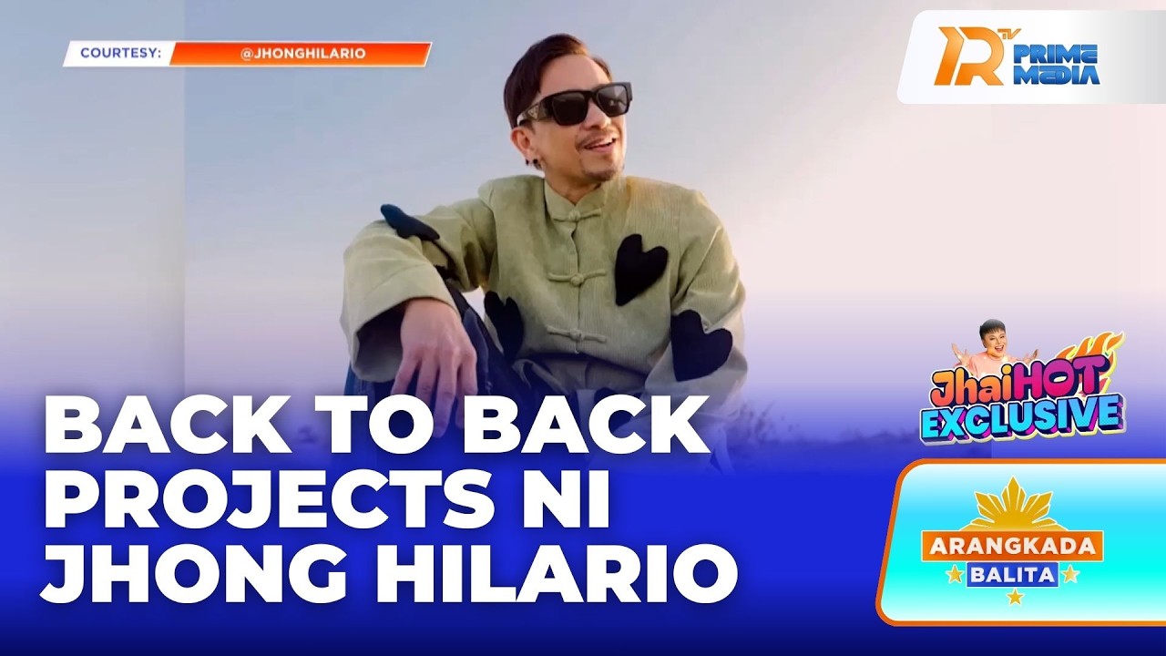 Jhong Hilario, Masaya sa Back to Back Showbiz Projects | Arangkada Balita