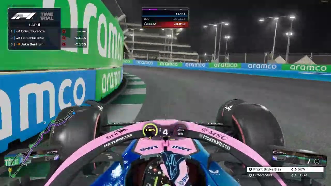 F1 25 - Jeddah World Record - 1:26.429 - Otis Lawrence FRA ELITE45