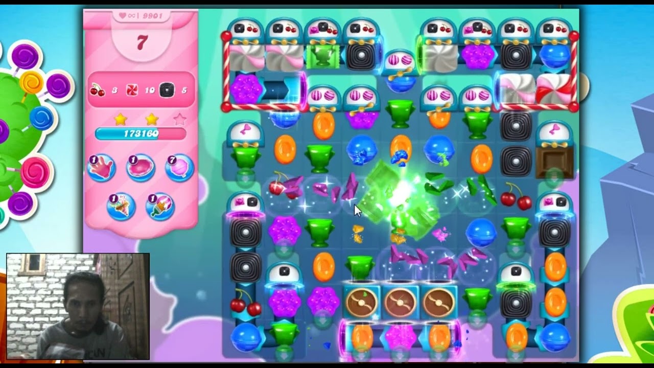 Candy Crush Saga Level 9901 - 3 Stars, 30 Moves Completed