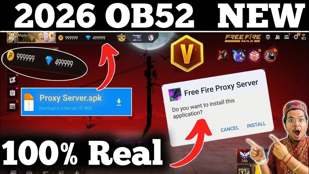 High-Speed Proxy Server for Free Fire Download Guide | Proxy Settings Step-by-Step