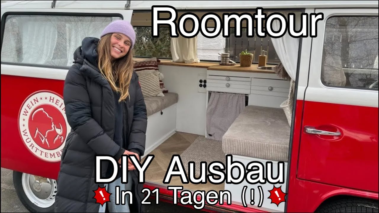 DIY Vanausbau in 21 Tagen(!): Der schnellste Vanausbau den wir je hatten VW Bulli Roomtour