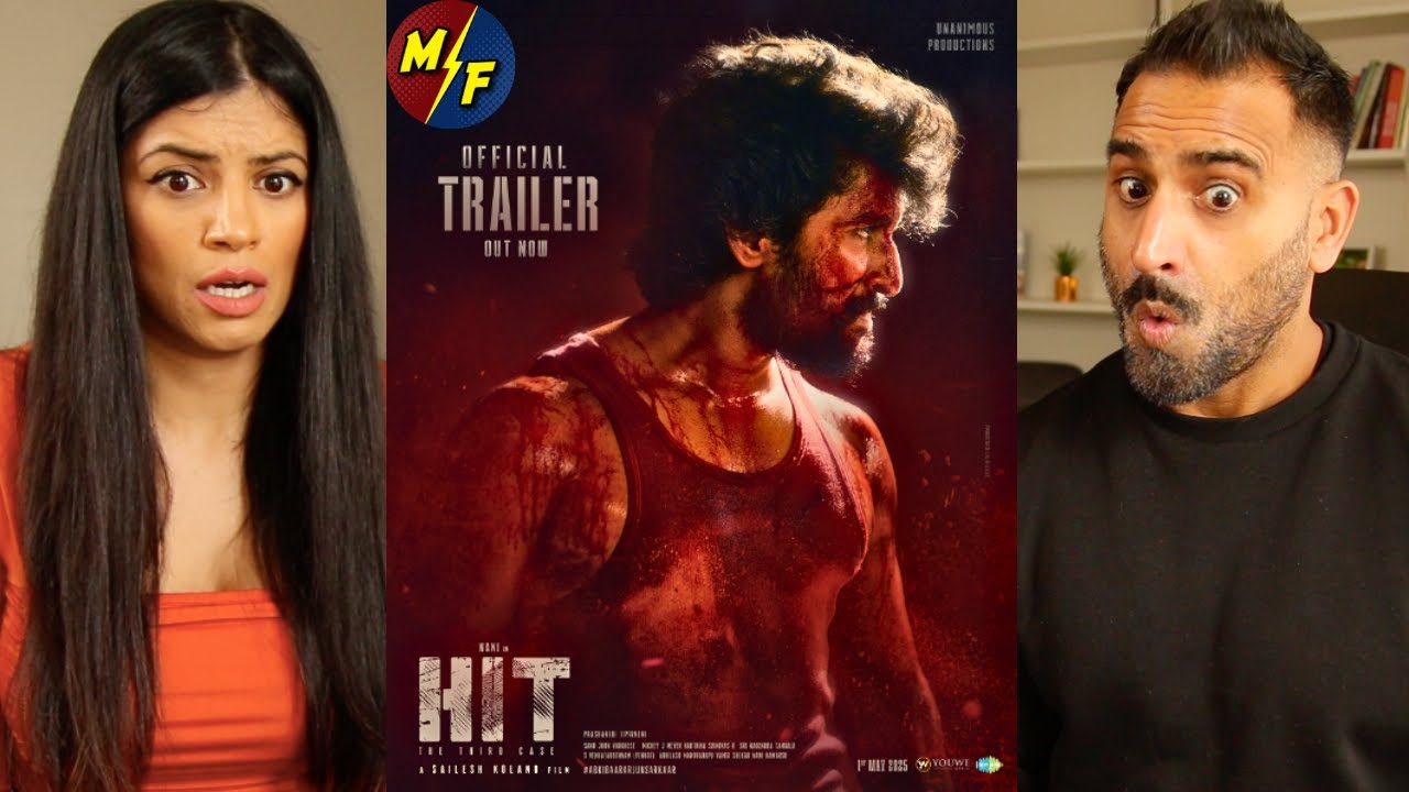 Реакция на трейлер «HIT 3» | Нани в роли Арджуна Саркаара просто СУПЕР! 🔥 | Наши первые впечатления