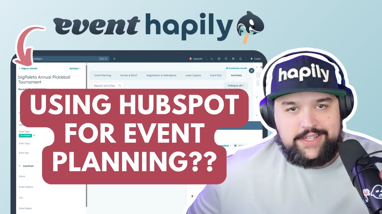 Plan Events in HubSpot with hapily 🗓️✅