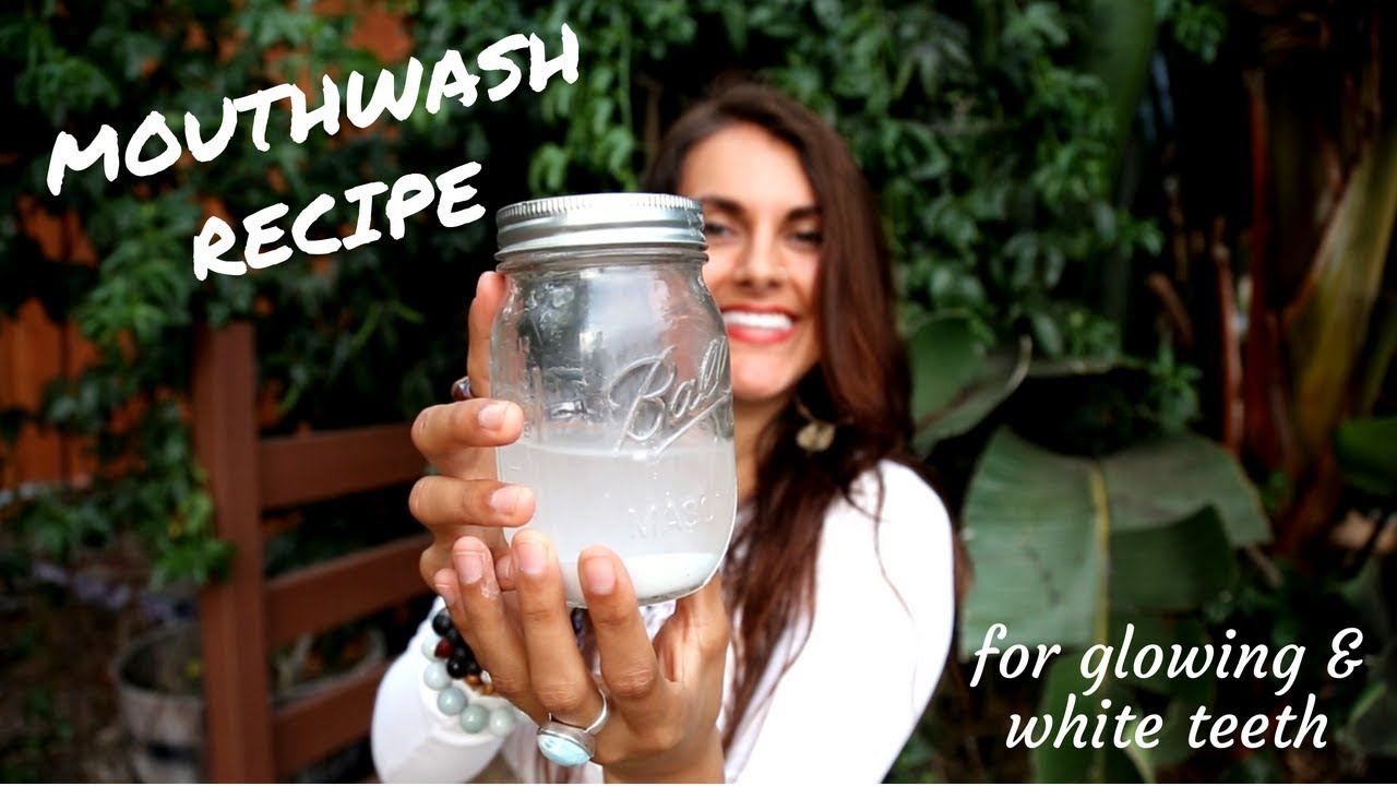 ZERO WASTE MOUTHWASH for Glowing White Teeth