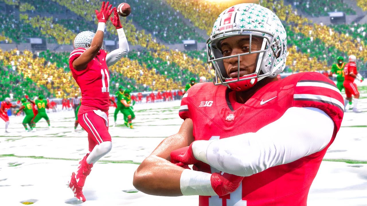 ЭПИЧЕСКИЕ перехваты на снегу! College Football 25: Дорога к славе