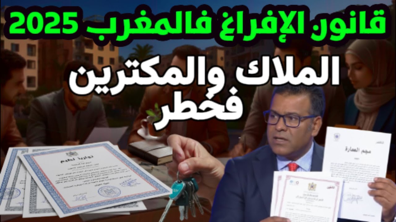 قانون الإفراغ والكراء في المغرب 2025 | الفرق بين السكني والتجاري | حقوق الملاك والمكتريين بالتفصيل