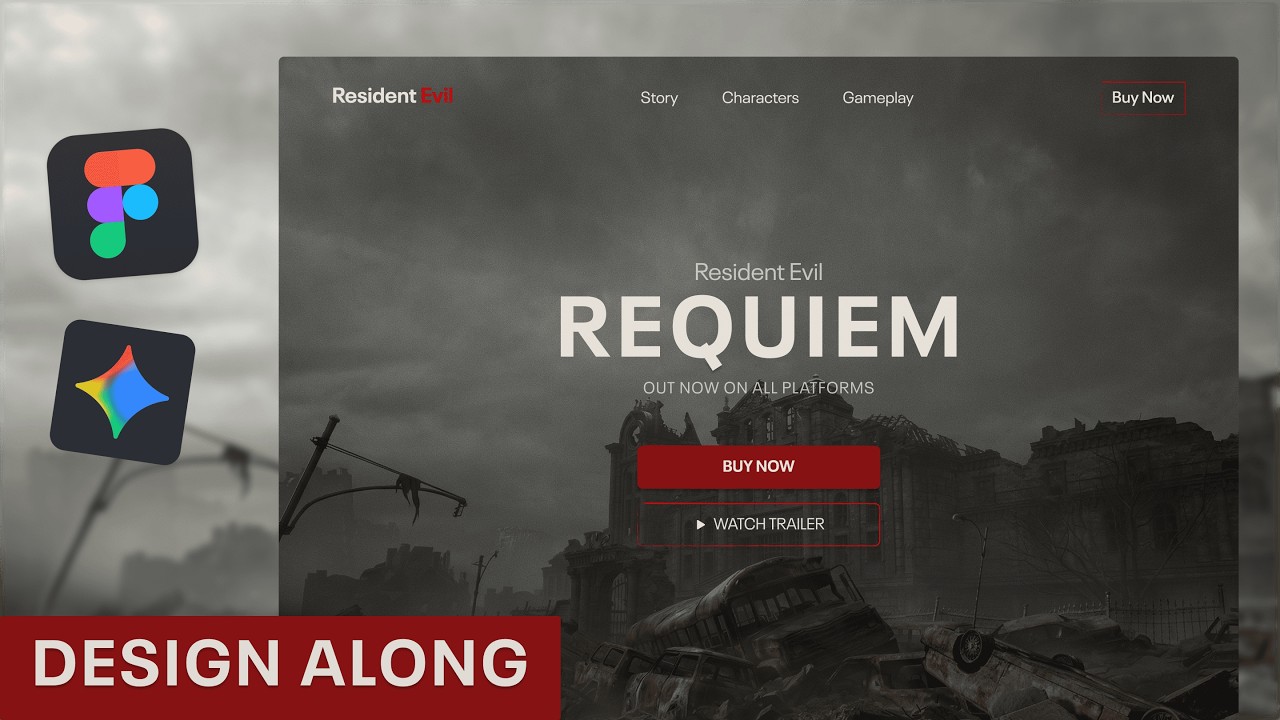 Design This Resident Evil: Requiem Website in 25 Min