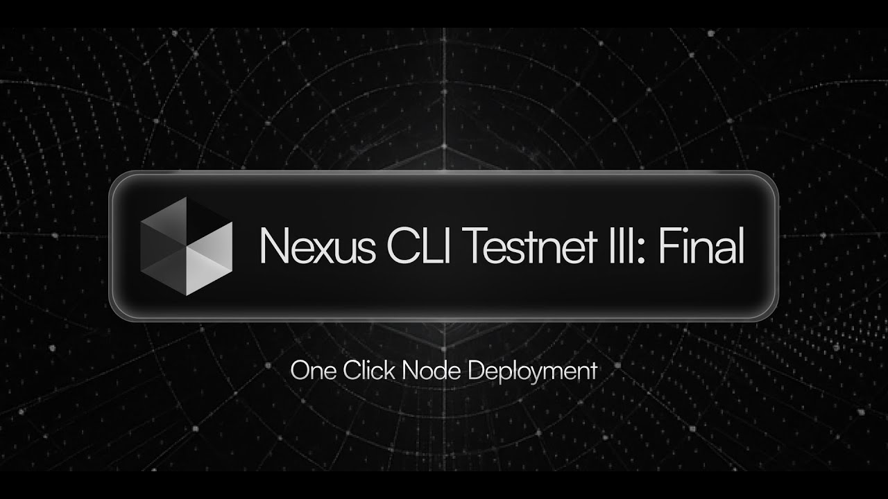 How To Run Nexus Testnet 3 Node In 2 Minutes Using Mintair