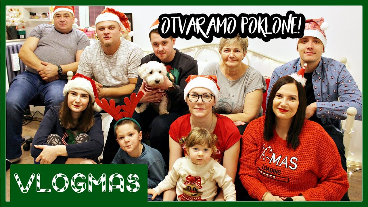 Badnjak u našoj obitelji 🎄 - otvaramo božićne poklone 🎁
