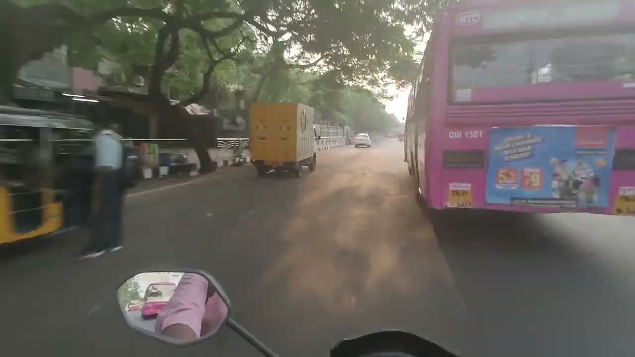 Chennai MKB Nagar to War Memorial, Beach Road #sangamposts