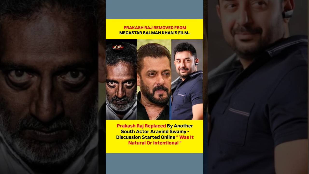 The digital space is buzzing with reports that powerhouse performer Prakash Raj has been moved out