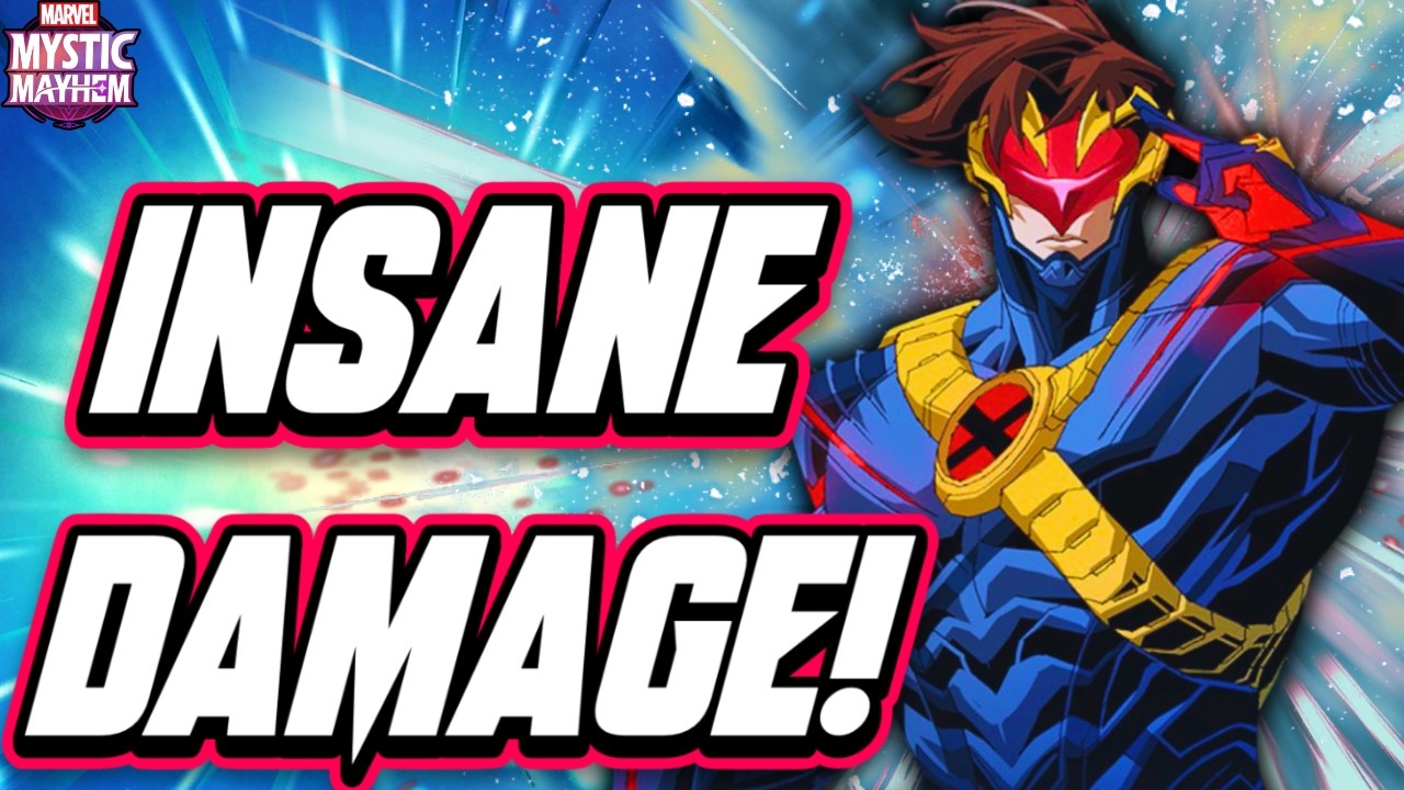 [Marvel Mystic Mayhem] CYCLOPS RANGED DAMAGE GOES ABSOLUTELY CRAZY!!