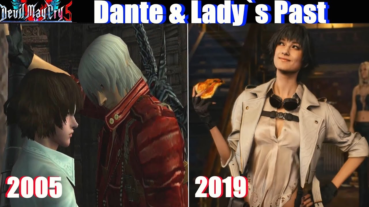 DMC 5 How Dante & Lady became Friends (Mary DMC5 vs DMC3) - Devil May Cry 5 2019