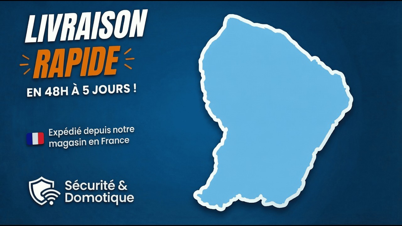 Mr Caméras vous livre désormais en Guyane en 48h à 5 jours !