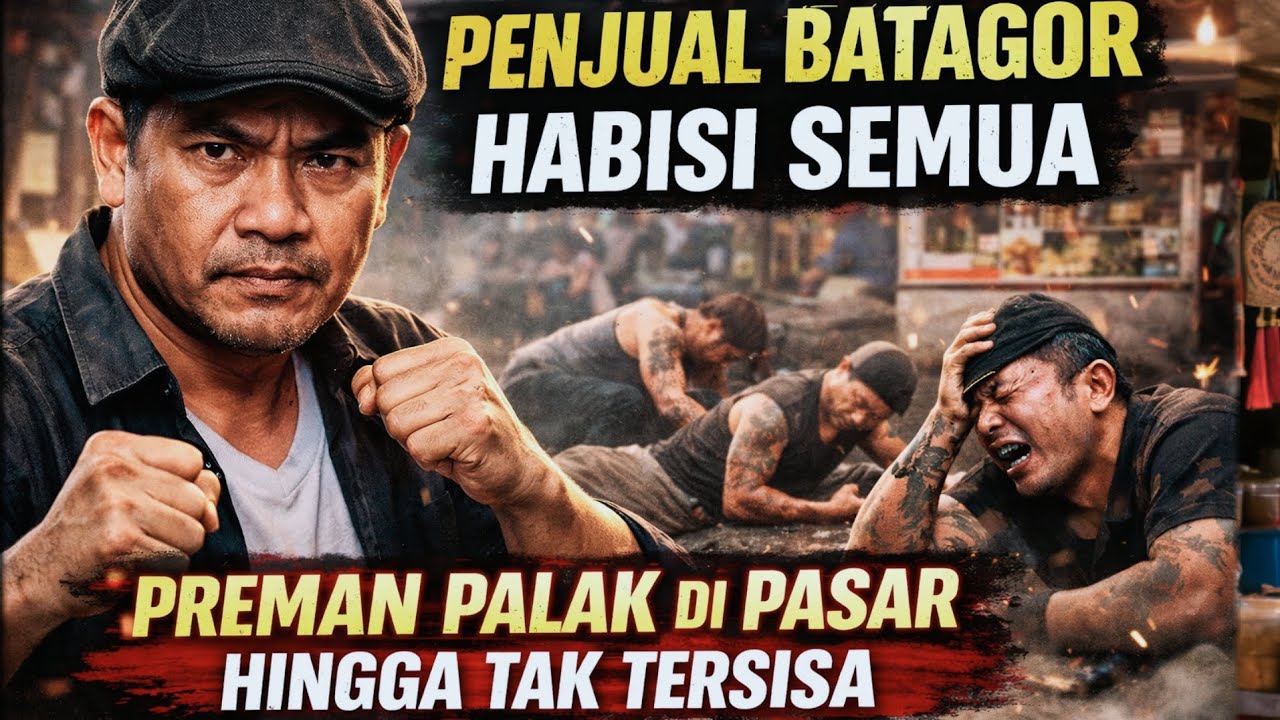 PENJUAL BATAGOR DIPALAK PREMAN PASAR, TAK ADA YANG TAHU DIA MANTAN PREMAN PALING DITAKUTI