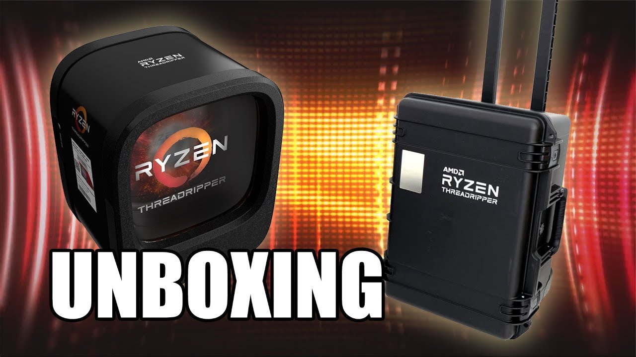 Unboxing do kit AMD Threadripper com a Asus Zenith Extreme, 1950X, 1920X e mais!!!