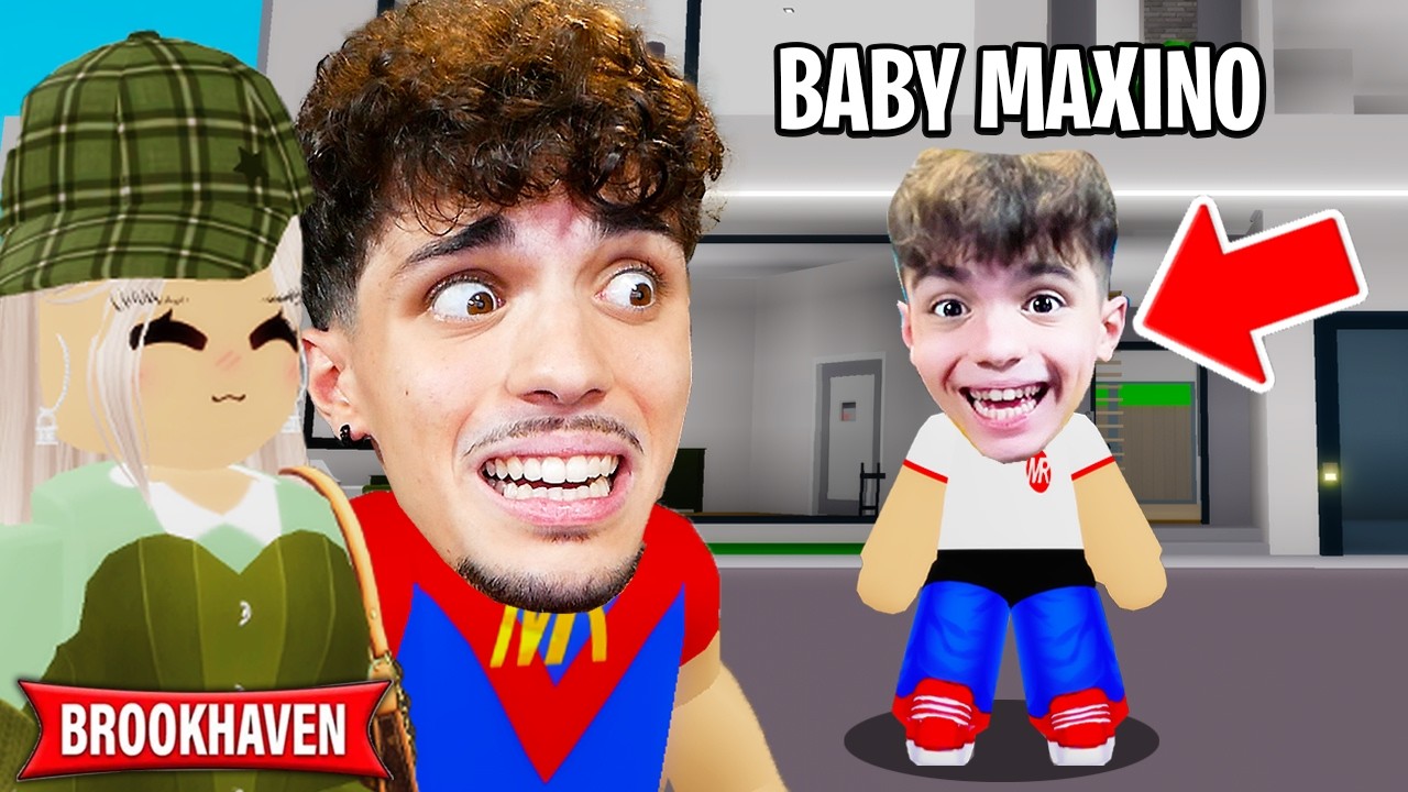 È NATO MIO FIGLIO BABY MAXINO su BROOKHAVEN ROBLOX!👦