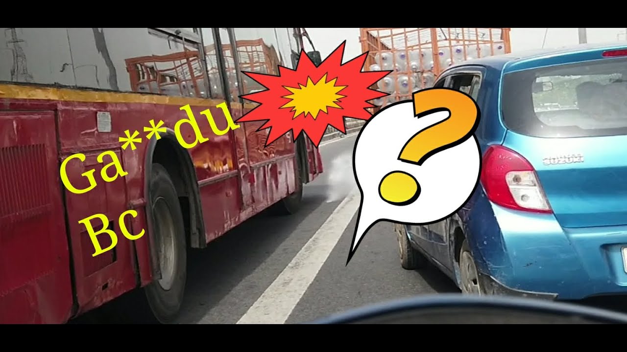 Worst Drivers Of India | Bad drivers of Delhi | Crash | Road Rage | Daily Observation, My First Vlog