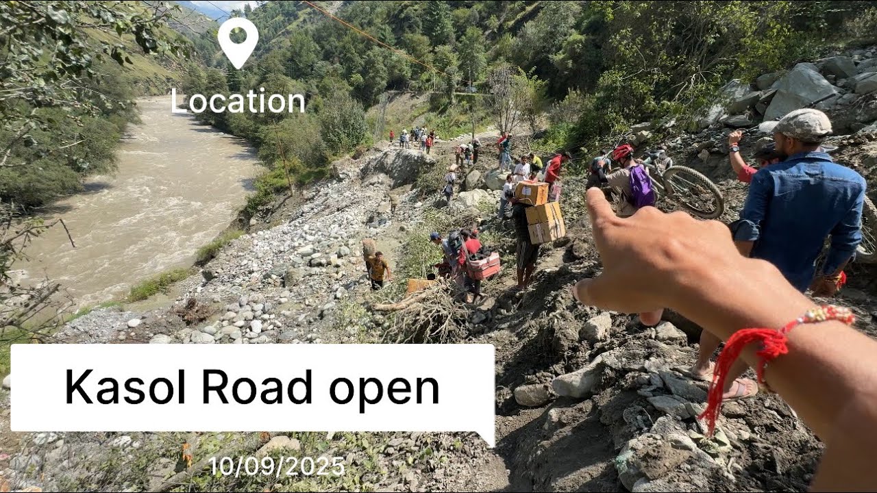 Finally today Kasol road is full open for everybody #contentcreator #explorepage #travel 