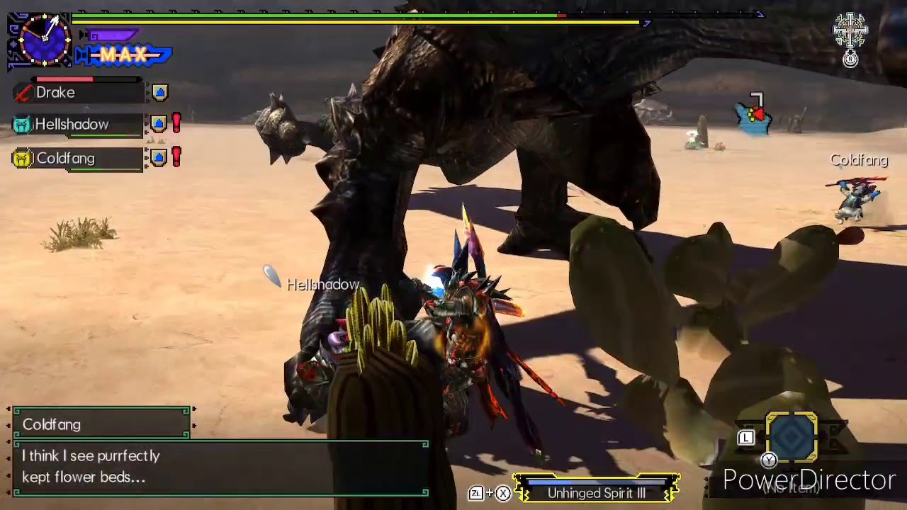 MHGU - Valor LS vs Bloodbath Diablos G1 highlights