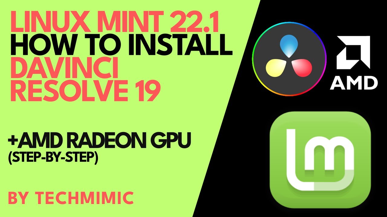 How to install DAVINCI RESOLVE 19 on LINUX MINT 22.1 with AMD Radeon GPU (Step-by-Step)