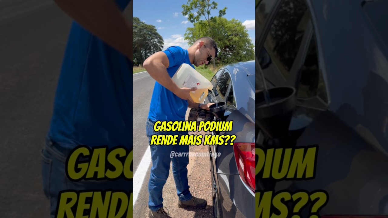 Gasolina comum vs gasolina p&oacute;dium no Honda Civic Touring 2019