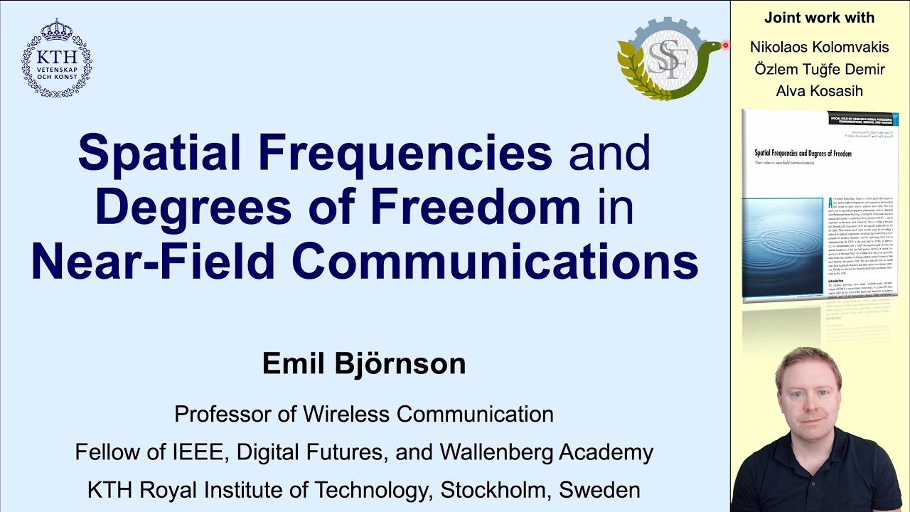 Spatial Frequencies and Degrees of Freedom in Near-Field Communications