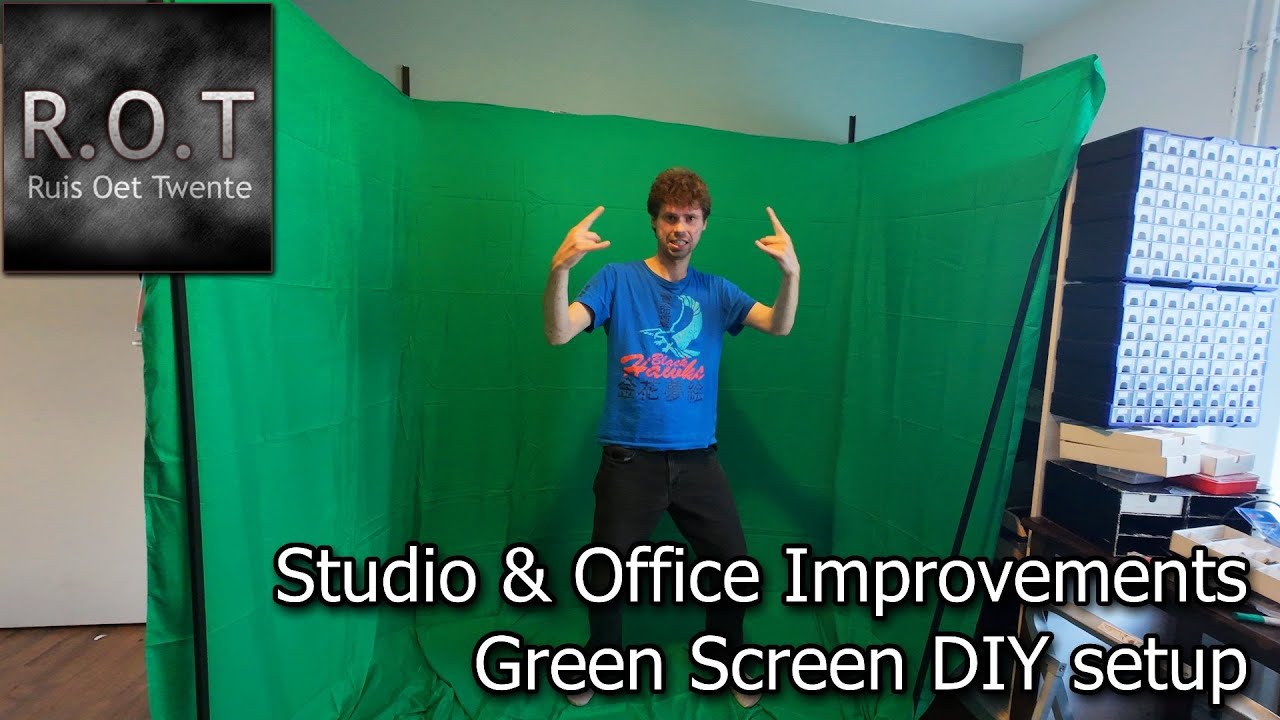 ROT Studios Upgrade 3 - Synths & Audio, Office Cleanup, Green Screen!