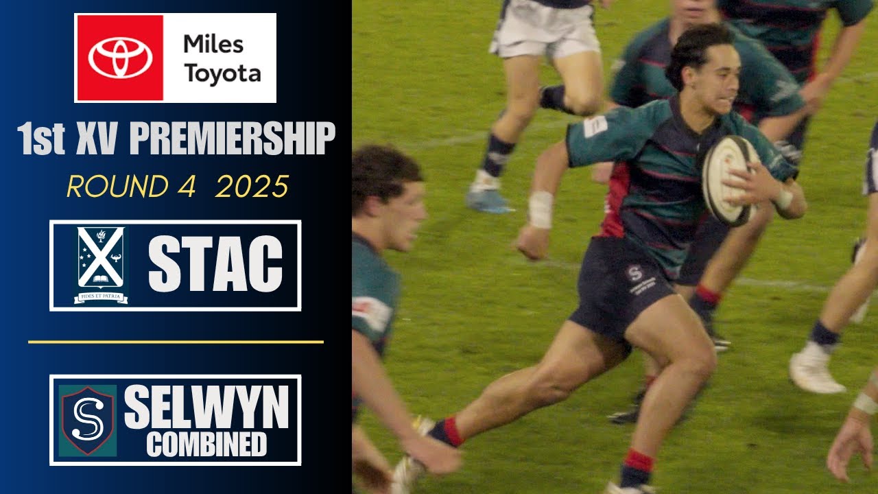 STAC 1st XV vs Selwyn Combined 1st XV, Miles Toyota 1st XV Premiership Rugby