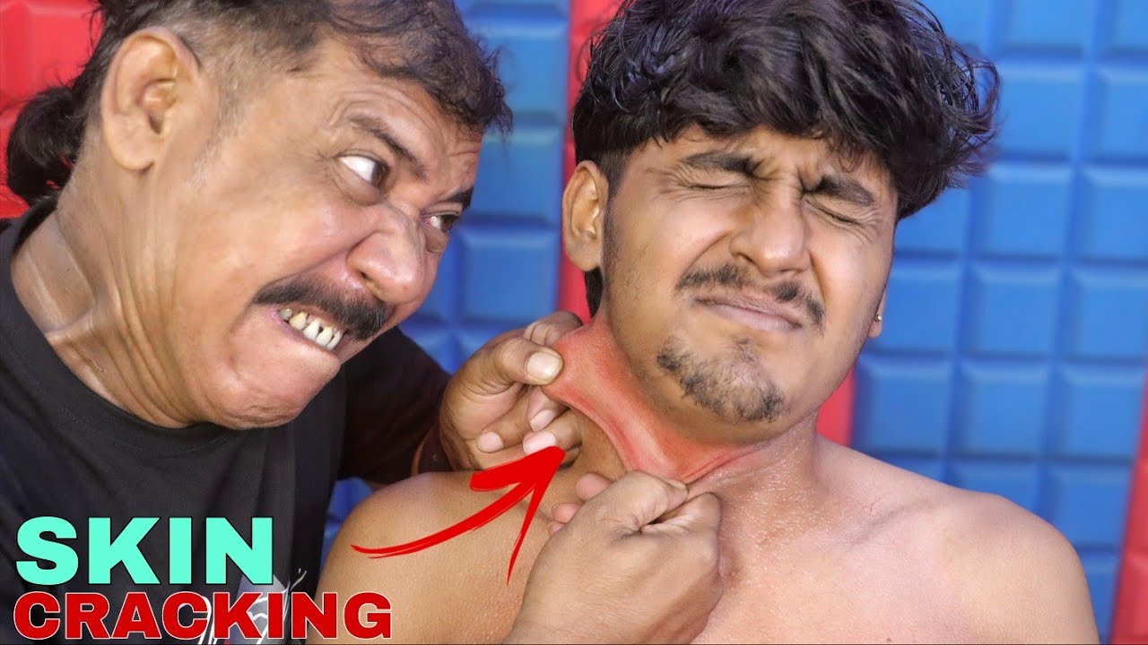Ultimate Relaxation : Skin Cracking By Asim Barber | Head Massage,Neck Cracking For Deep Sleep ASMR