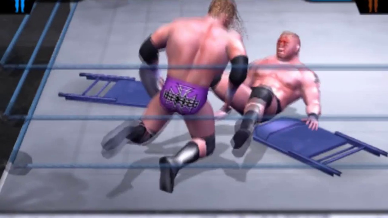 Triple H vs Brock Lesnar(TLC Match)-WWE Smackdown Here Comes the Pain Gameplay