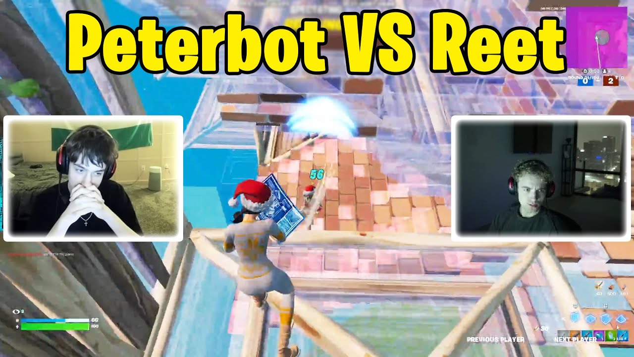 Питербот против Рита: токсичные бои 1 на 1! #fortnite