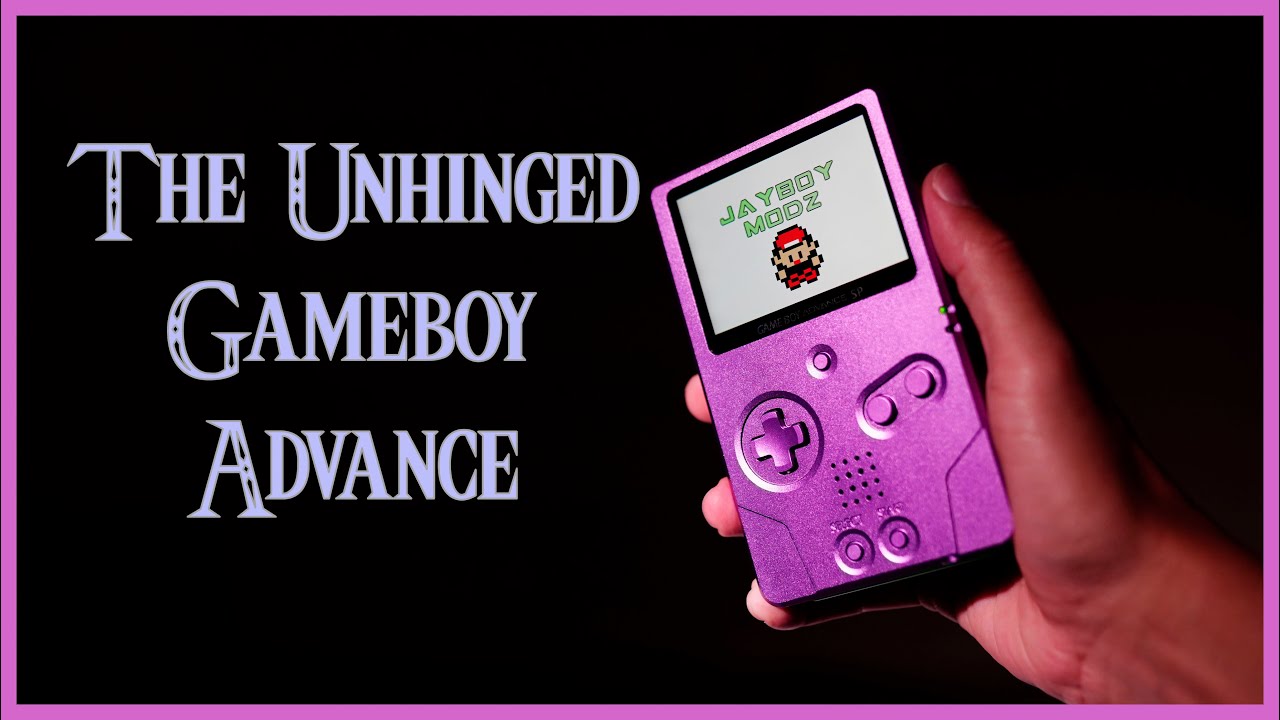 The No Hinge GBA SP | BOXY PIXEL BUILD