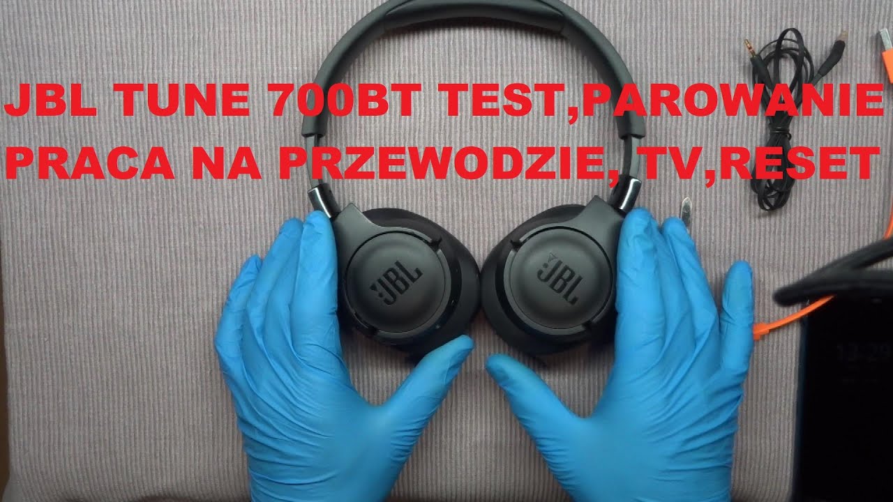 JBL TUNE 700BT  test, parowanie, reset factory
