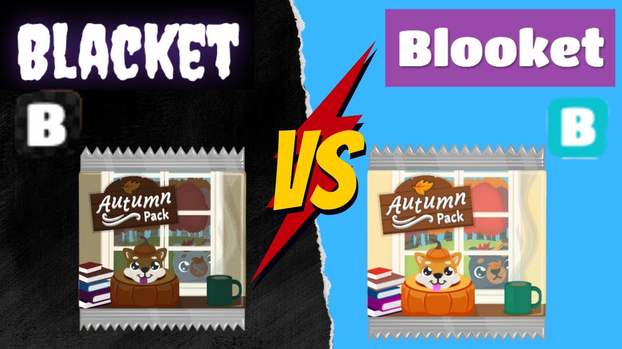 Blooket VS Blacket: 4000 Token Autumn Pack Opening! [CRAZY]
