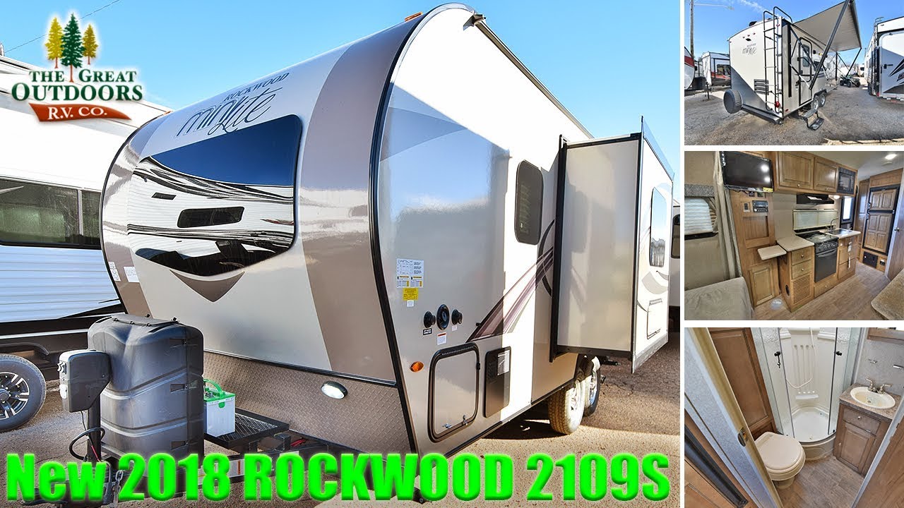 2018 Mini Lite ROCKWOOD 2109S Couple's RV Front Queen Colorado Trailer Dealer