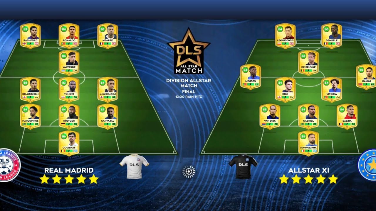 DLS26 REAL MADRID VS ALSTAR XI VS SWITZERLAND 