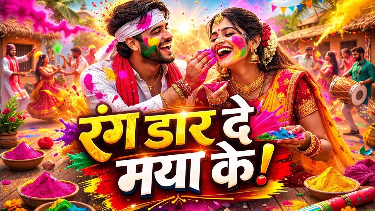 रंग डार दे मया के ❤️ 🌈 | New Chhattisgarhi Holi Song 2026 | Apna Time Music ❤️🎵