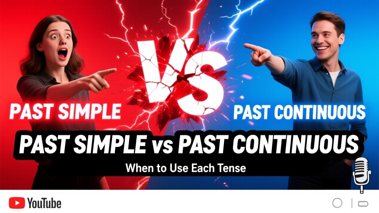 Daily English Learning Podcast | PAST SIMPLE VS PAST CONTINUOUS