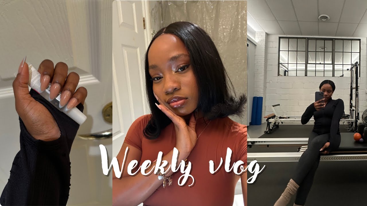 Resetting My Week: Nails+ Pilates Class+ Errands & Makeup GRWM