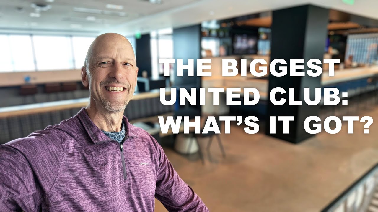 World's Biggest United Club Lounge: Denver Airport