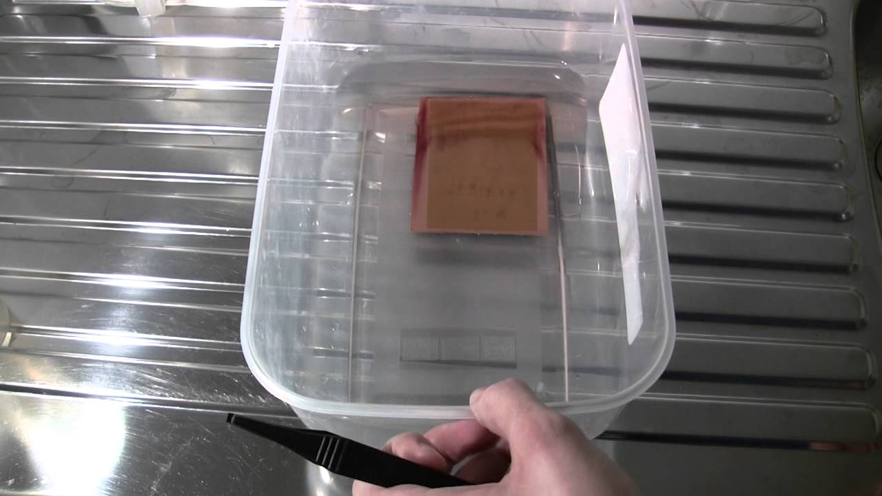 Kupferdruck mit Fotoplatinen