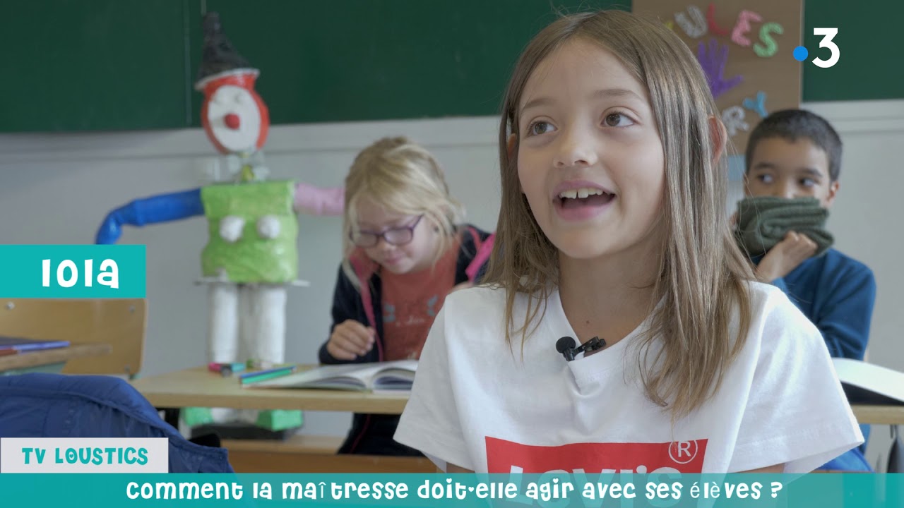 TV Loustics #3 à Mayenne : les enfants et le métier de maîtresse (professeur des écoles)