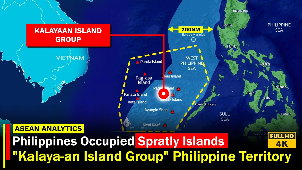 Philippines Occupied Spratly Islands - Kalayaan Island Group is part of Philippine Territory